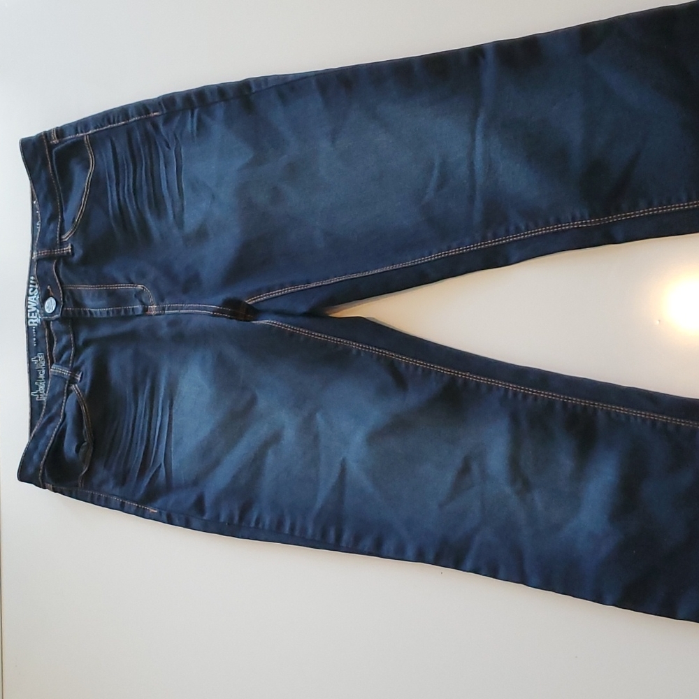 Maria Women's High Rise Rewash Silk Jeans Size 11/ 30